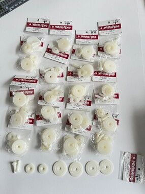 White Rose Doll Joints 2 sets per package 11 packages 40 mm 9/16" NEW